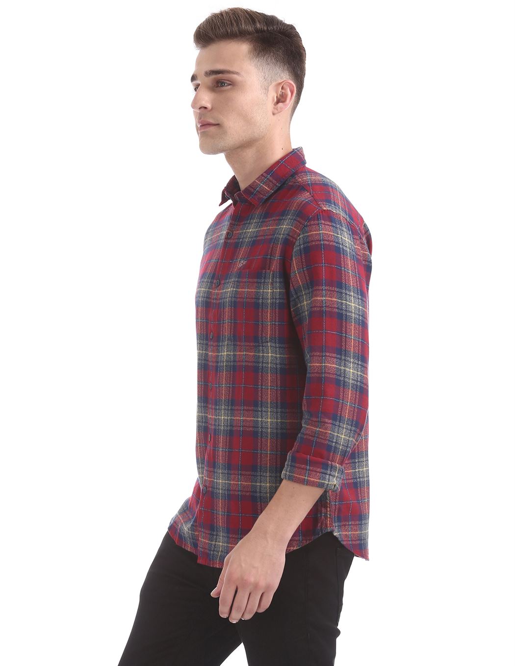 Ed Hardy Men Casual Wear Checkered Shirt